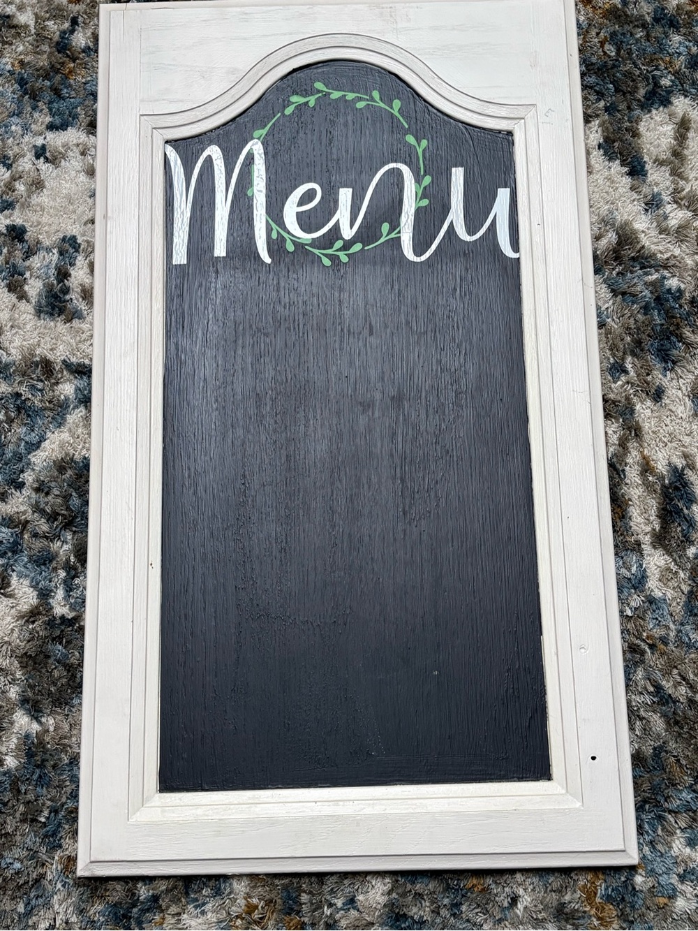 Rustic homemade Menu Chalkboard Sign